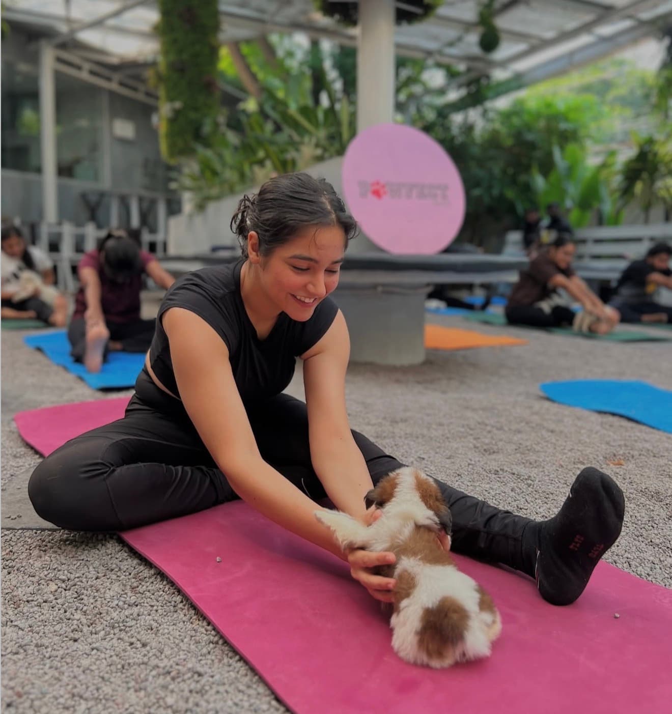 PUPPY YOGA VIJAYAWADA | Slide 1
