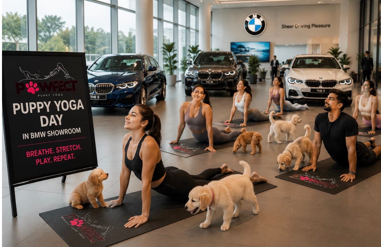 BMW PUPPY YOGA | Slide 2